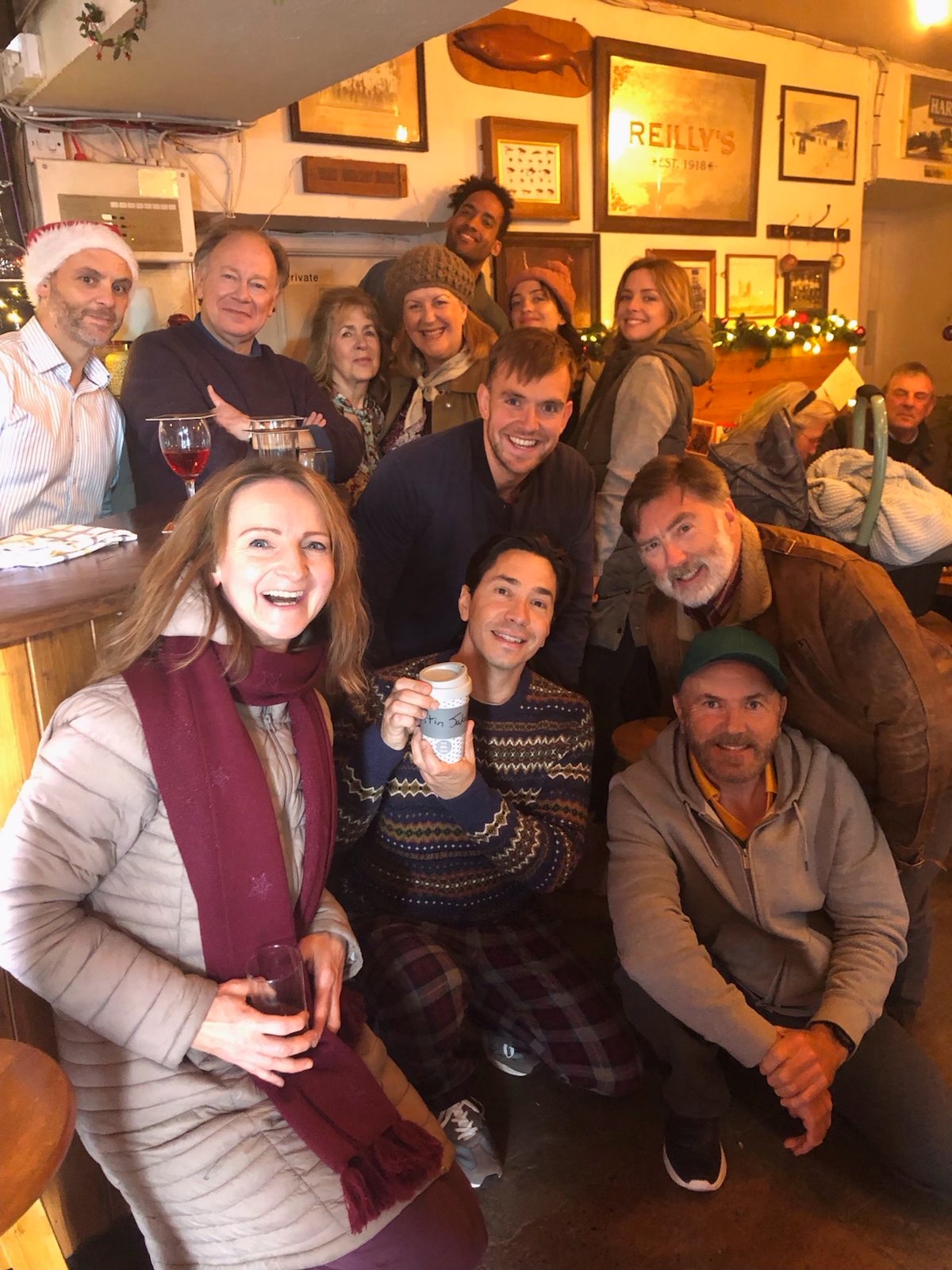 Bill wraps up filming on "The Christmas Break"